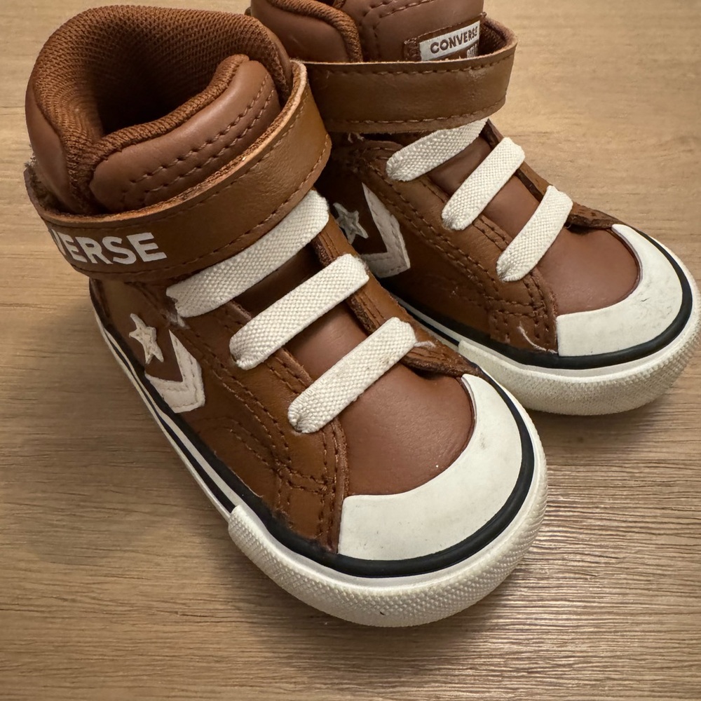 Converse Toddler Brown High-Top Sneakers